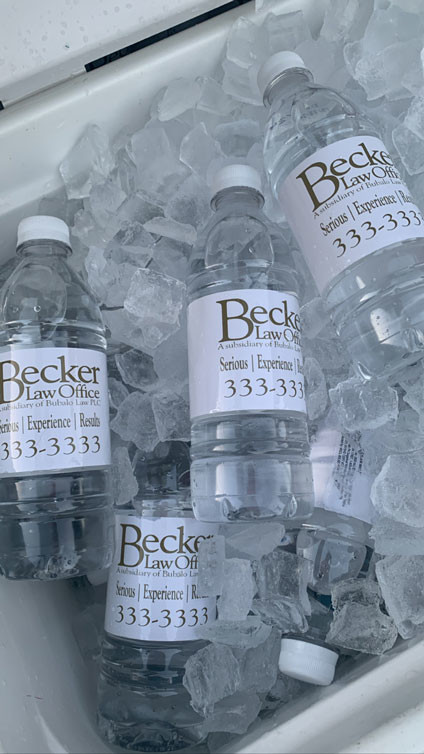Becker Law Water bottles