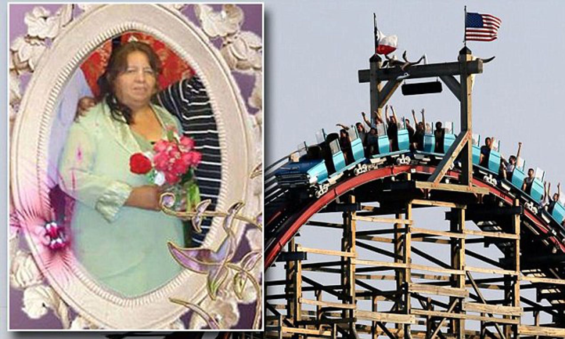 Texas giant roller coaster death of Rosa Ayala-Gaona Esparza, 52.