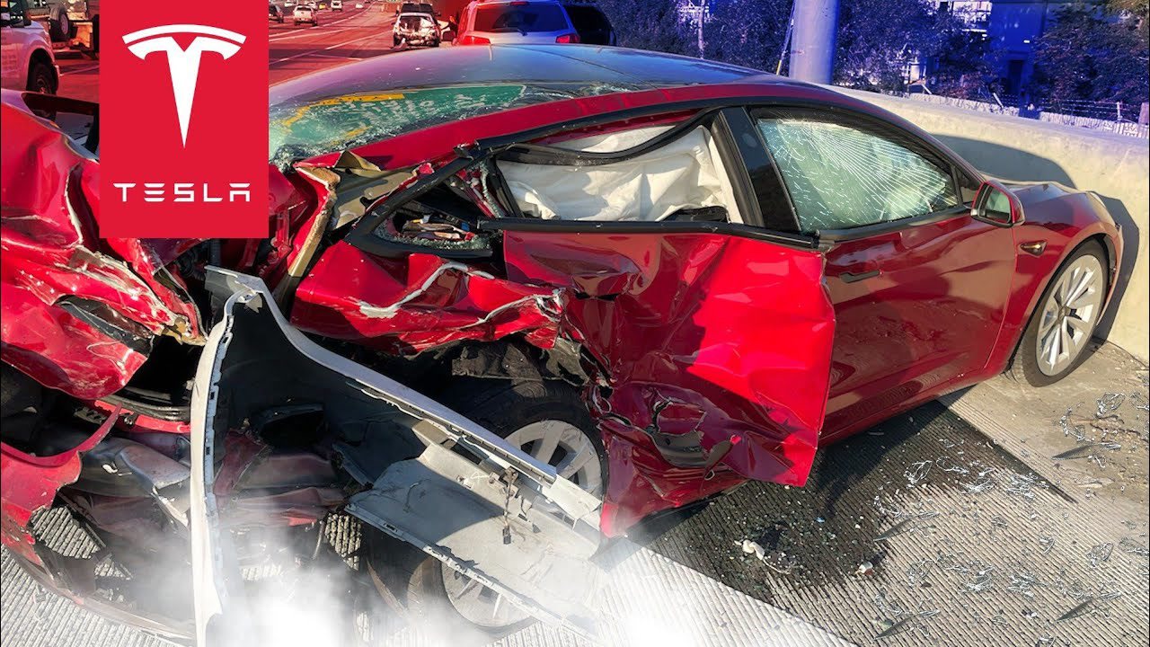 Tesla Model S Crash