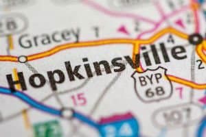 map crossing over hopkinsville ky